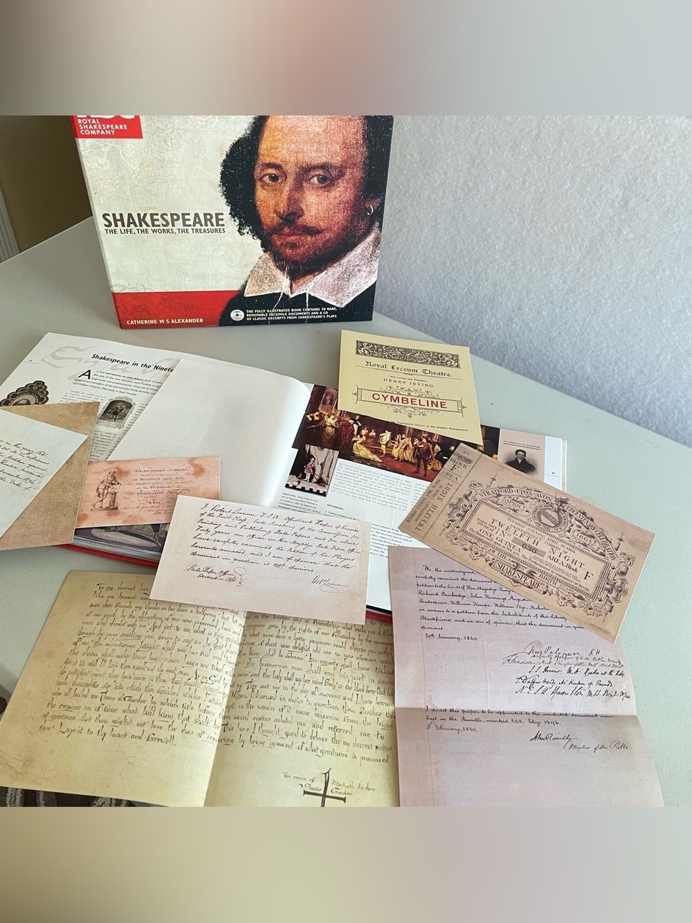 Shakespeare: the Life, the Works, the Teasures RSC Recordings & Docs NWOT